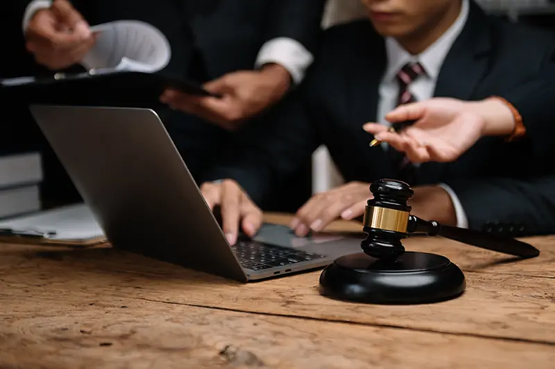 Redesigned law firm website highlighting credibility, accessibility, and conversion elements