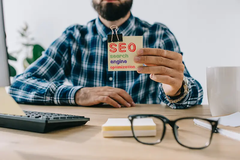 Colorado small business owner improving local SEO with long-tail keyword strategy in 2026